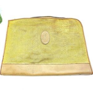Yves Saint Laurent Leather Clutch Bag